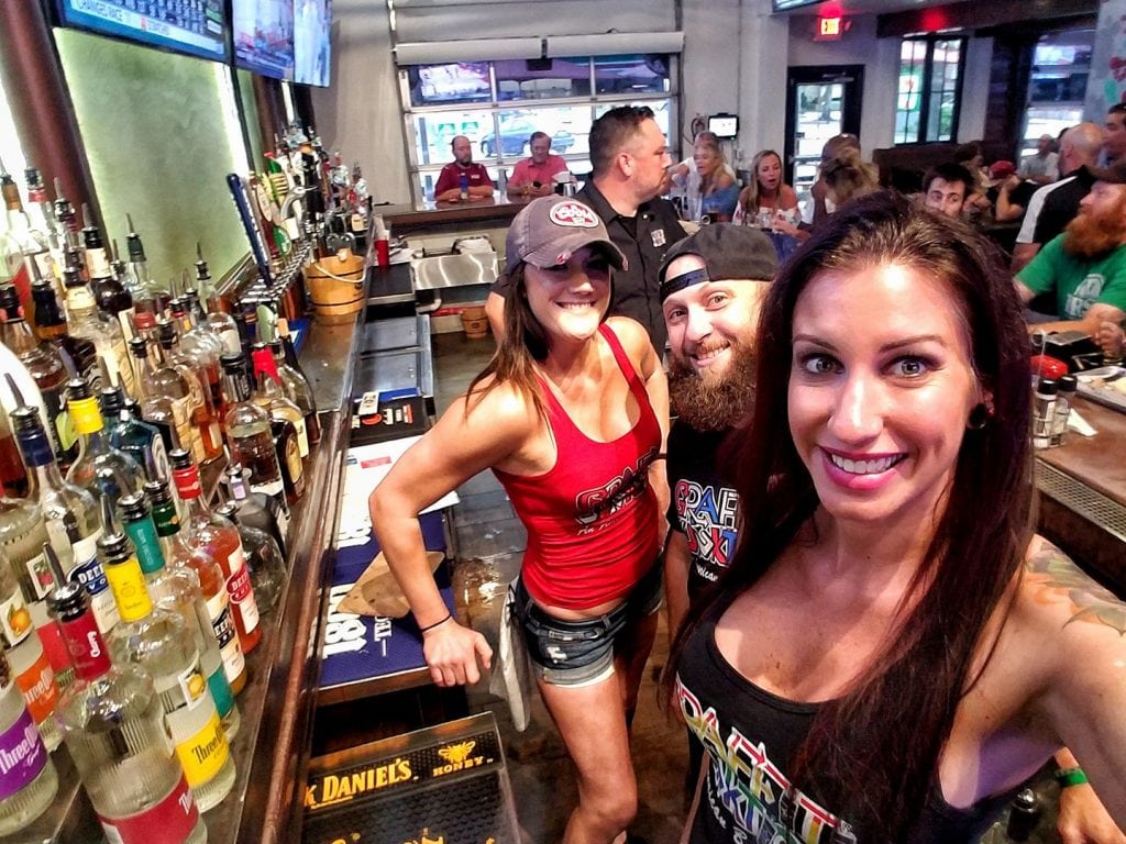 Employees Behind The Bar